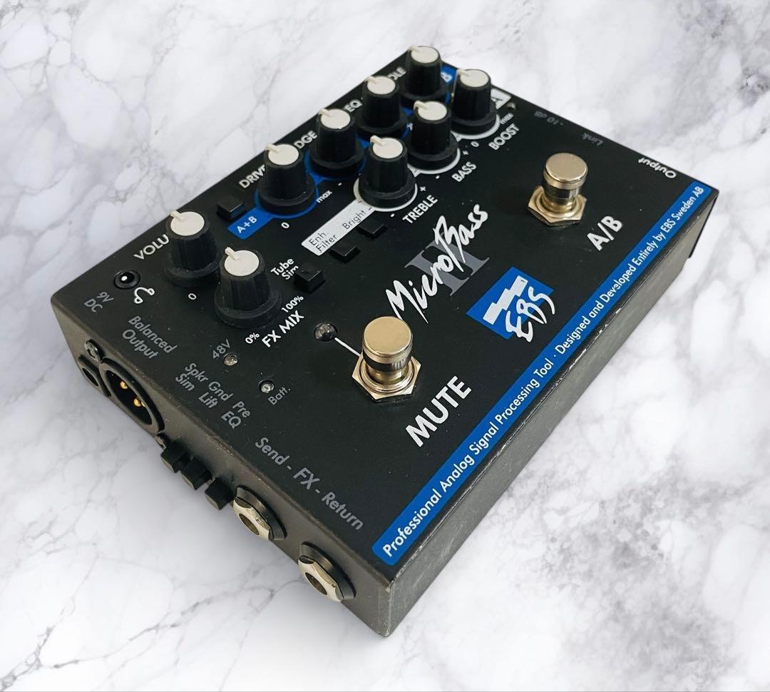 EBS MICROBASSII ベース用プリアンプ
