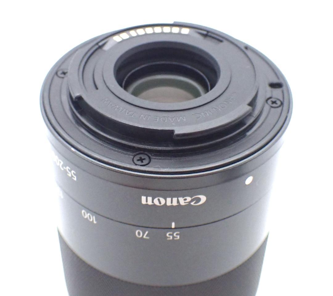CANONキヤノン EFM55-200mm　F4.5-6.3 IS STM 美品