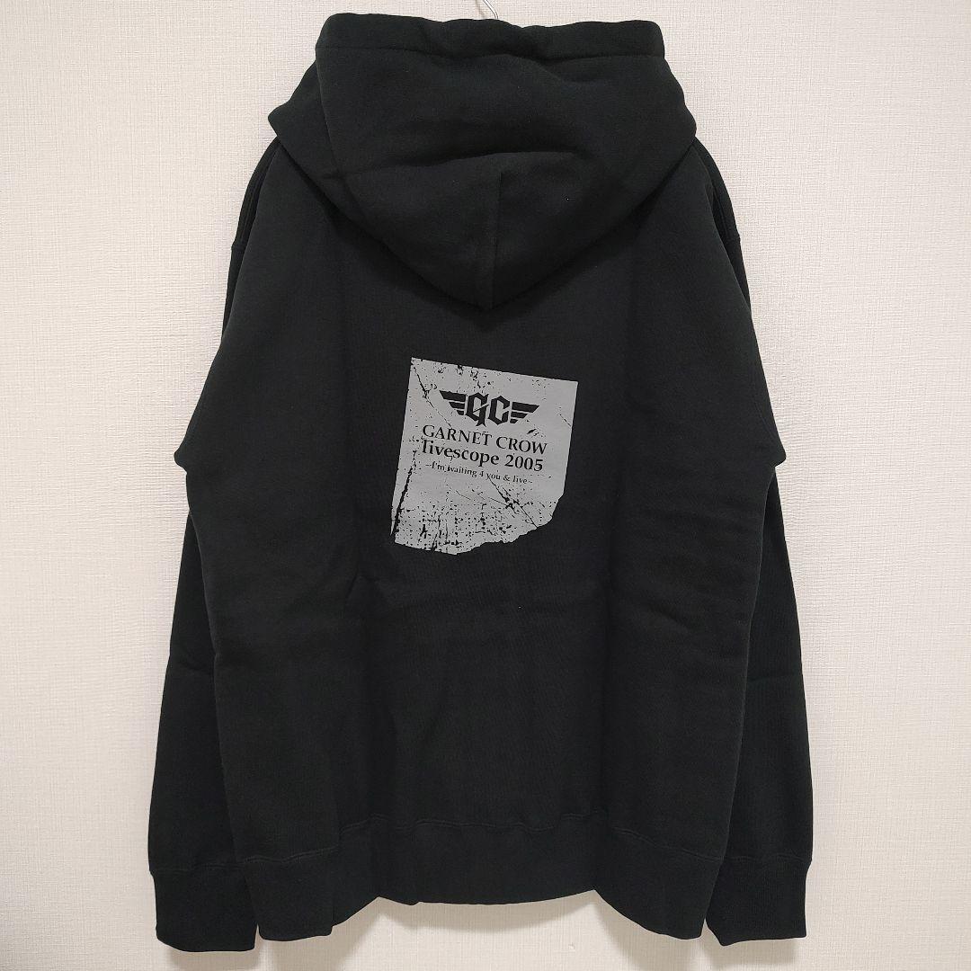 ガーネットクロウ　livescope2005　GCロゴ入りパーカー Lサイズ