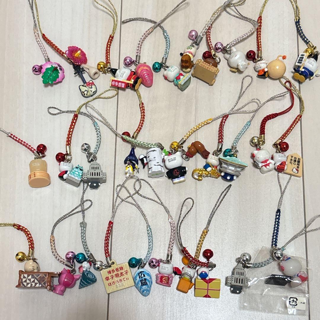 【レア】ご当地キティー　ストラップ　値付け　まとめ売り　平成レトロ