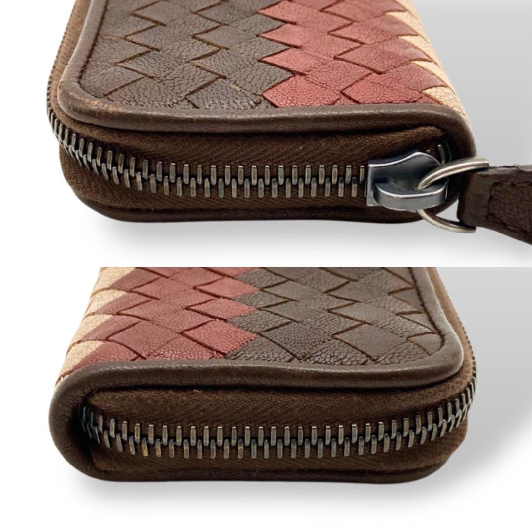 ボッテガヴェネタ イントレチャート ブラウン ケース 小銭入れ 70616