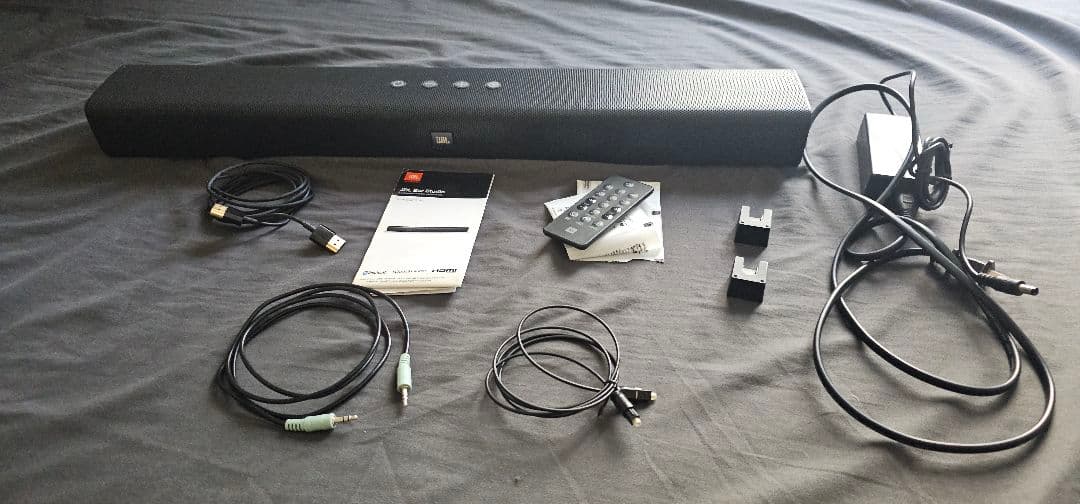 JBL サウンドバー リモコン付き