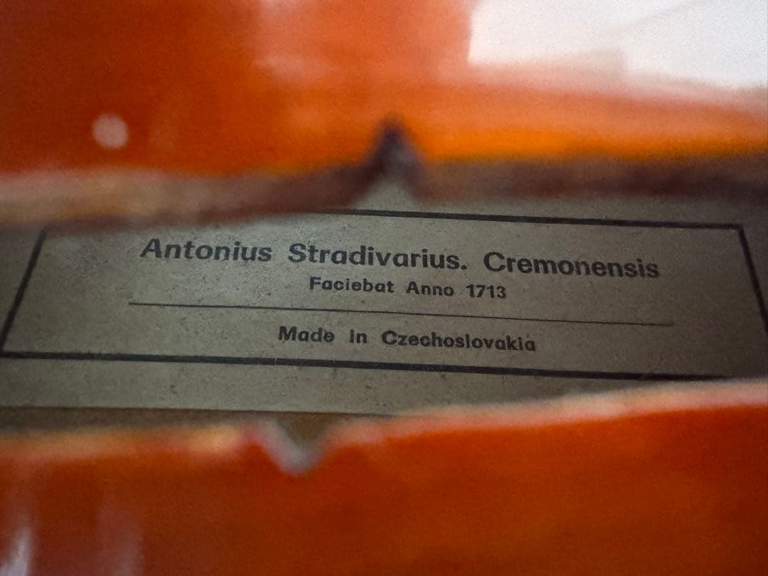 分数バイオリン 3/4 チェコ製 ケース 弓 松脂　付