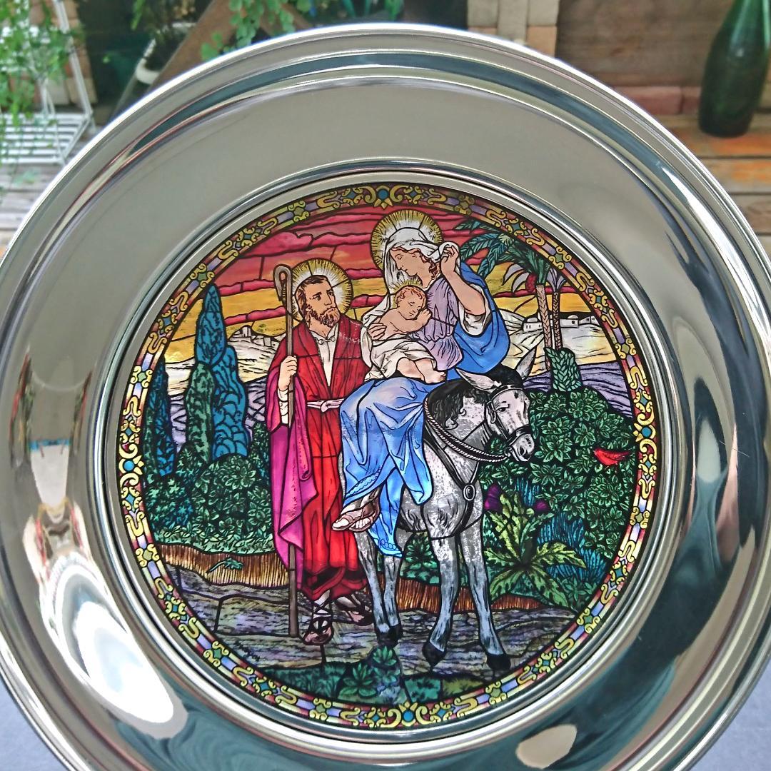 クリスマス ステンドグラスFlight into Egyptグラスマスターズ社