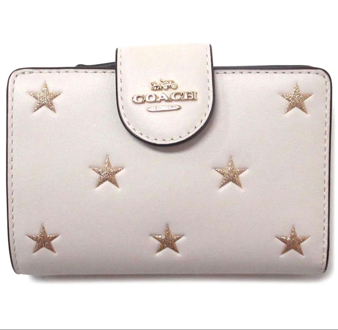 COACHコーチリファインドカースタープリンターミディアム二つ折り財布