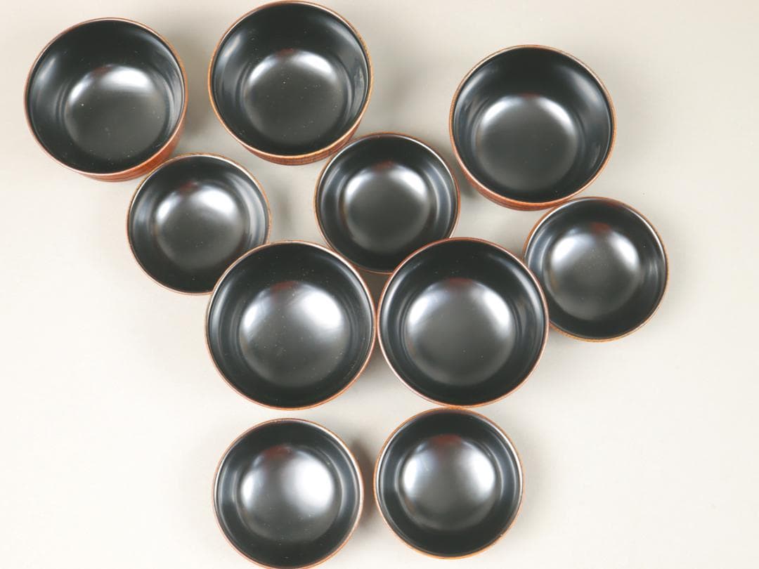 加賀塗 欅製 本漆 吸物椀 5客｜蓋付椀 雑煮 汁椀 懐石道具 共箱 未使用