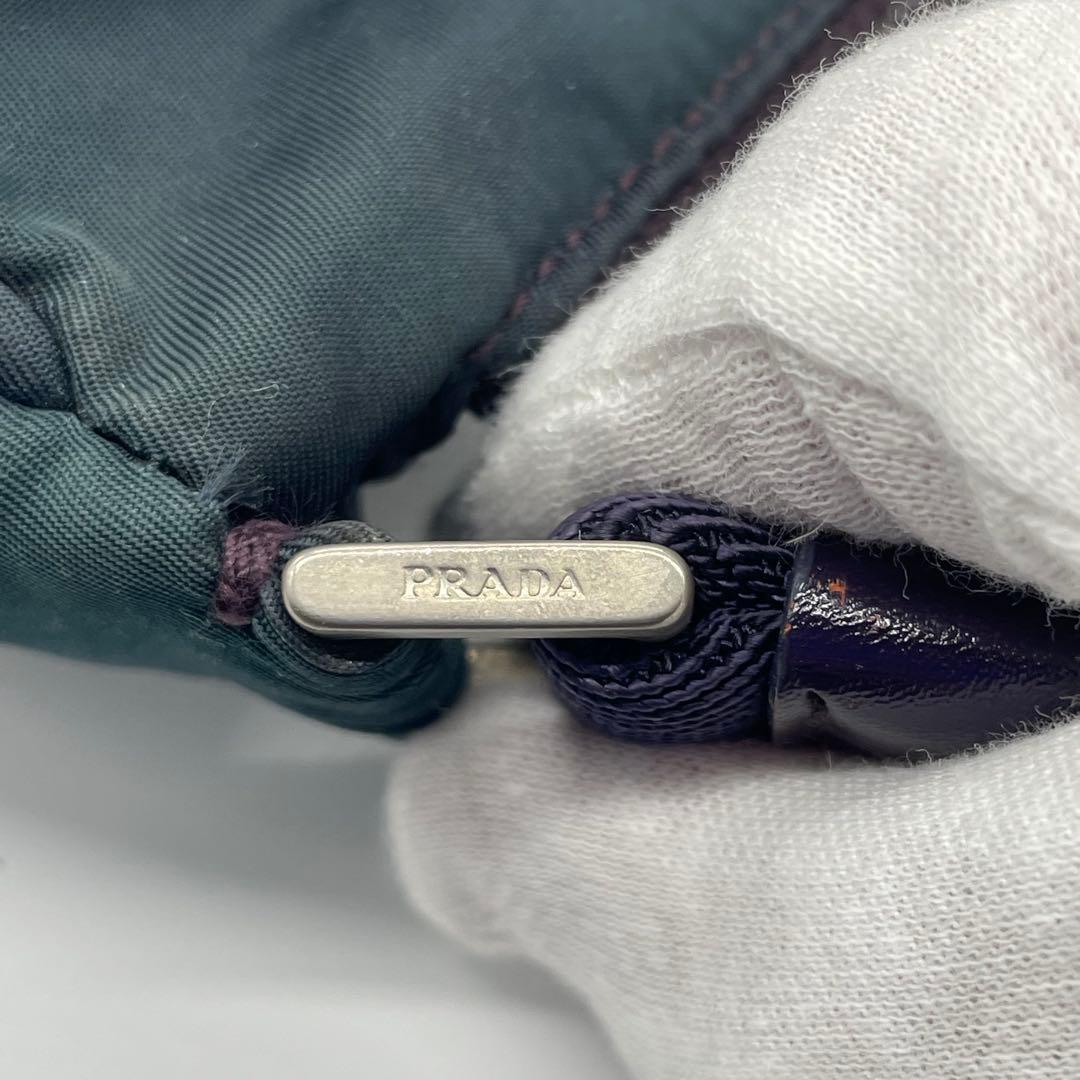 【美品】 PRADA プラダ ショルダーバッグ ナイロン w10