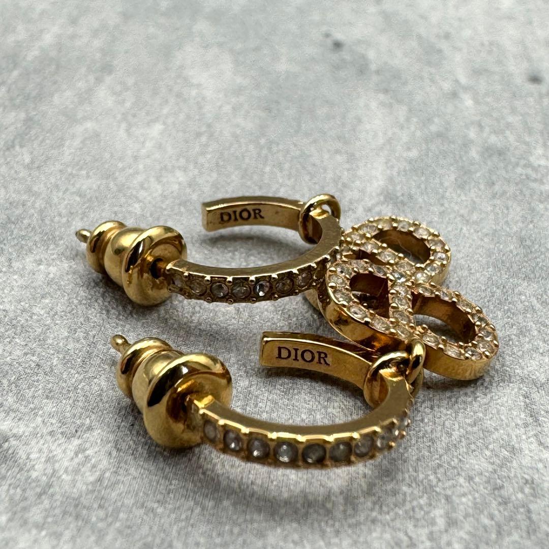 現行✨ ディオール クレール ディー リュヌ ピアス ラインストーン 両耳用