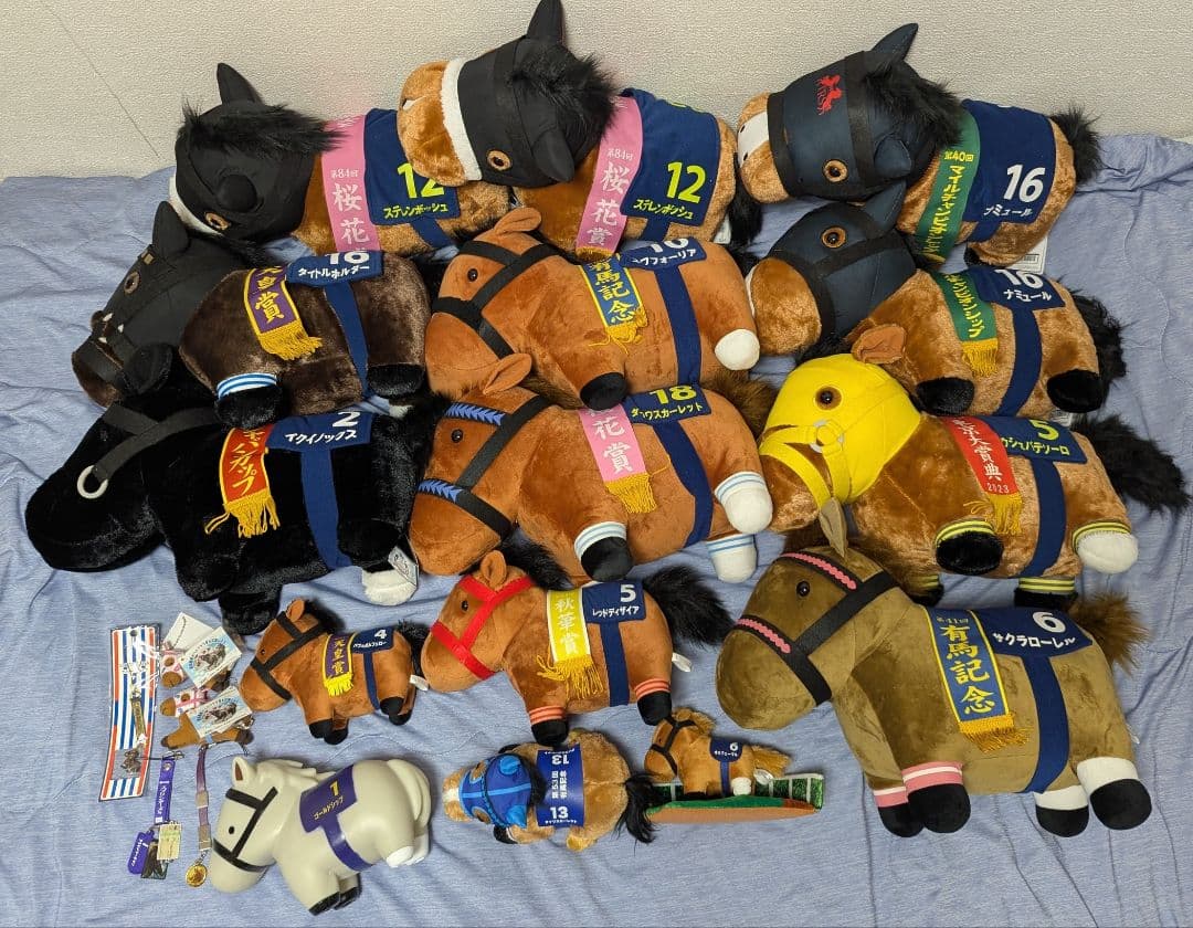 サラブレッドコレクション big ぬいぐるみ マスコット 競馬 ダービーまとめ