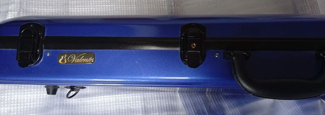 V alente バイオリンケース 　　　4/4サイズ ハードケース青色