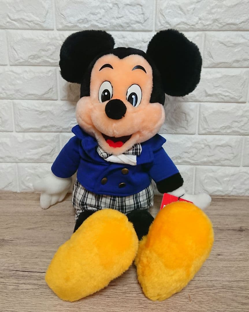 激レア ミッキー ミニー ぬいぐるみ レトロ 日本製 ディズニーランド 1982