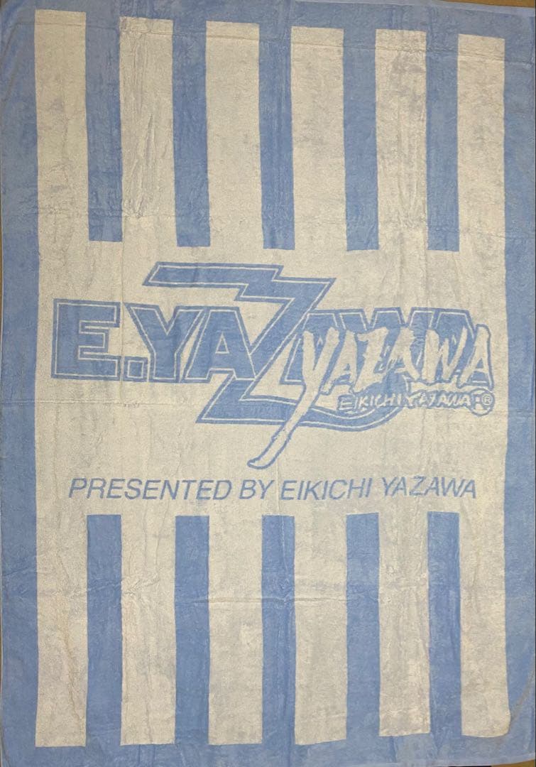 矢沢永吉　タオルケット　E.YZAWA yazawaフデロゴ!コットン100%