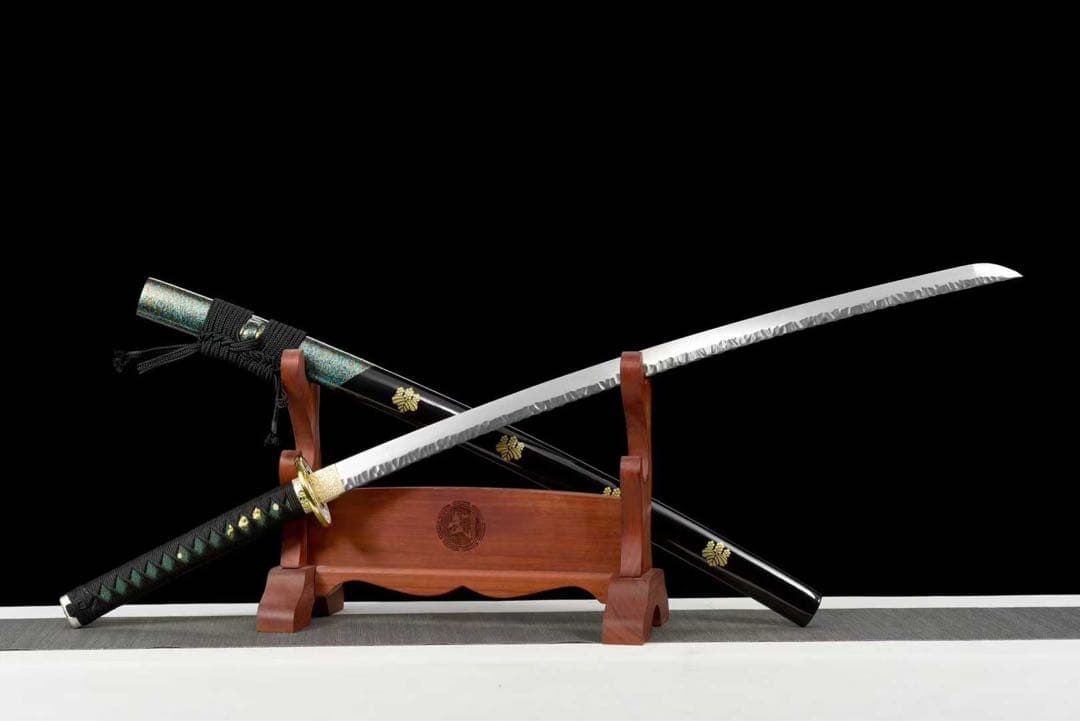 柳生十兵衛 手巻き縄柄 鑑賞用 武具 刀装具