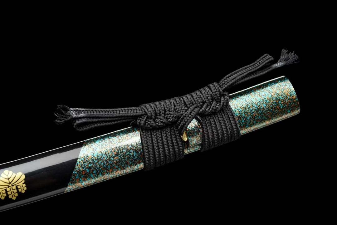 柳生十兵衛 手巻き縄柄 鑑賞用 武具 刀装具