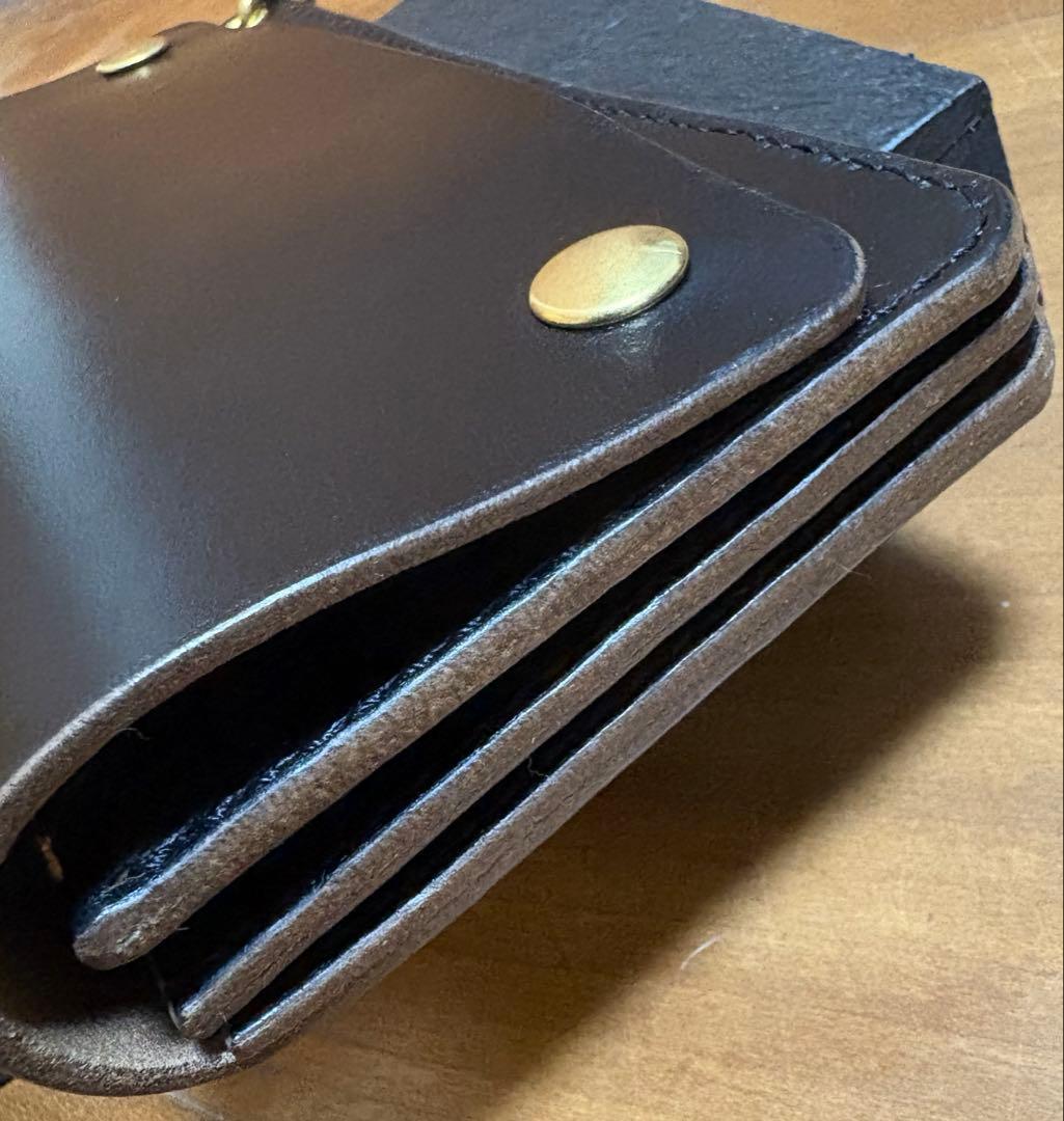 クロムエクセル　ロングトラッカーウォレット　 小判カン、ウォレットチェーン付き