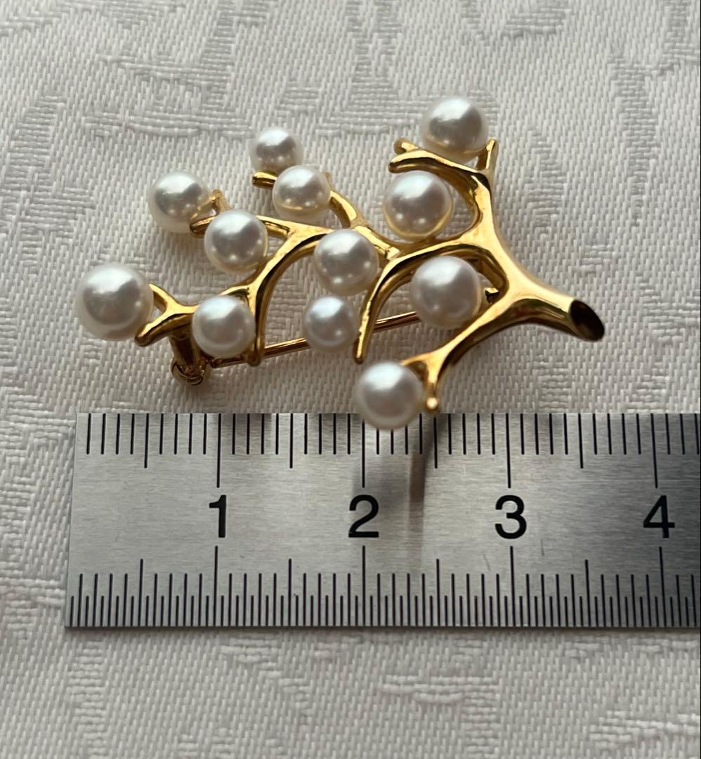 【美品】ミキモト 幸福の木 MIKIMOTO Kofuku no ki ブローチ