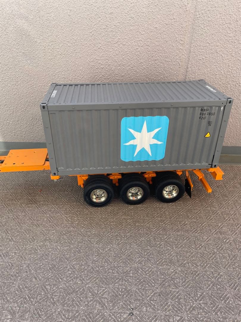 タミヤ 1/14 20フィート海コンシャーシMaerskコンテナ　コンテナ脱着可