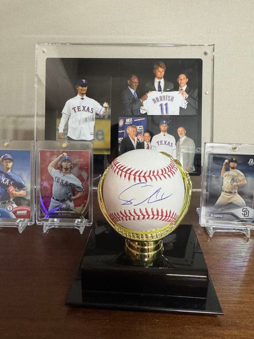 【MLB公式ホログラム付】ダルビッシュ有 直筆サインボール 2012年3月サイン