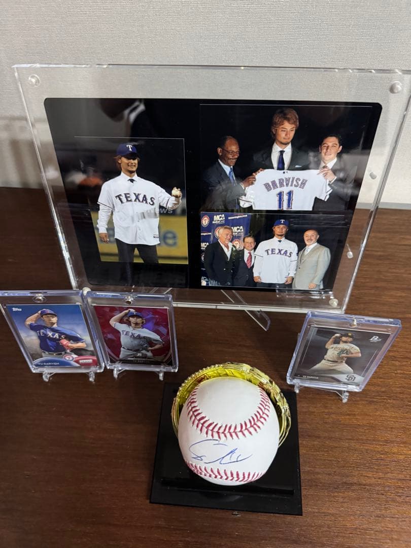 【MLB公式ホログラム付】ダルビッシュ有 直筆サインボール 2012年3月サイン