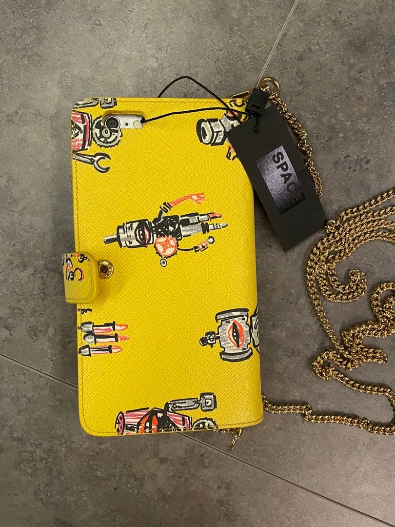 プラダ PRADA iPhone6 plus 手帳型 スマホケース　新品