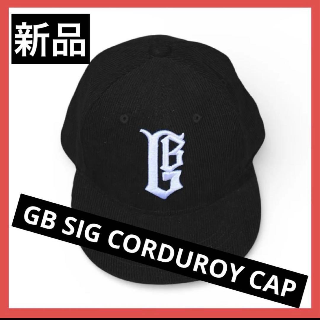  BUZZY GB SIG CORDUROY CAP 黒 森下直哉着