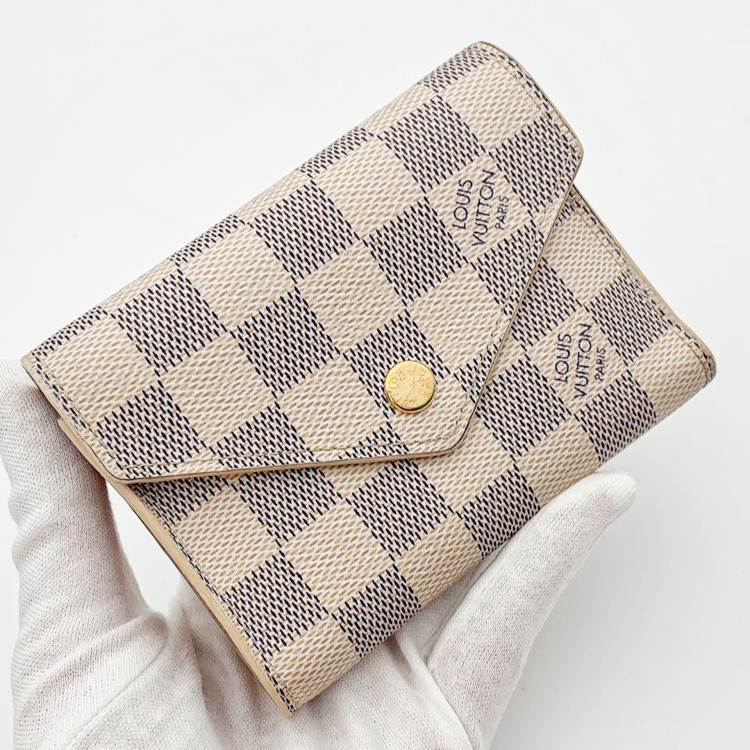 ᧔♡᧓ Rr ᧔♡᧓様　ルイヴィトン ダミエ アズール ヴィクトリーヌ