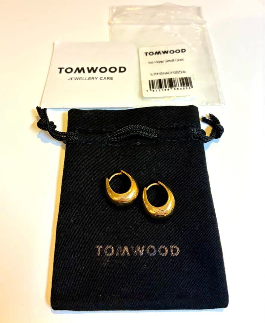 TOMWOOD トムウッドピアス Ice Hoop Small Gold