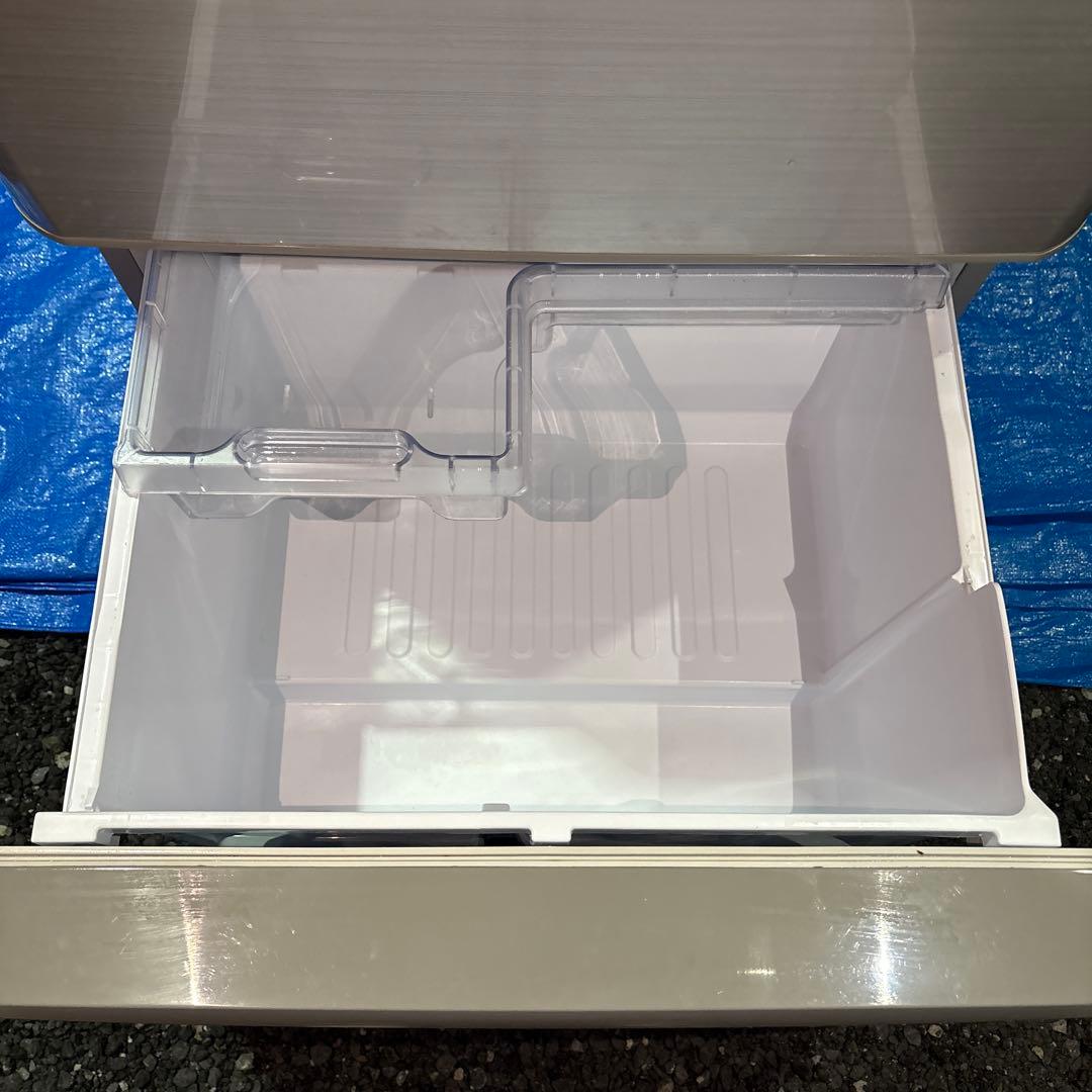 （美品・清掃済）SHARP 冷蔵庫 SJ-W412E-S 2019年製