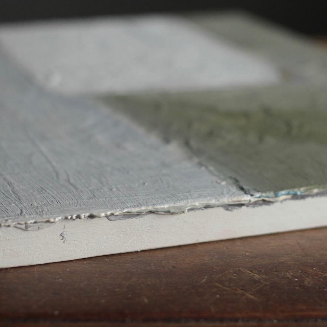 「灯台2」 油彩 油絵 木製パネルに油彩 現代美術 oil on board 絵