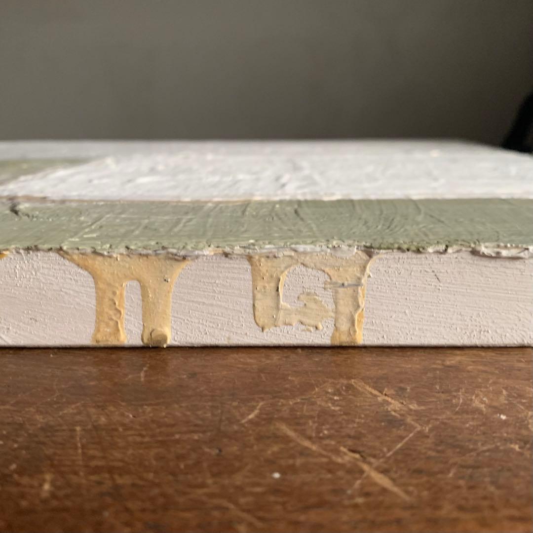 「灯台2」 油彩 油絵 木製パネルに油彩 現代美術 oil on board 絵