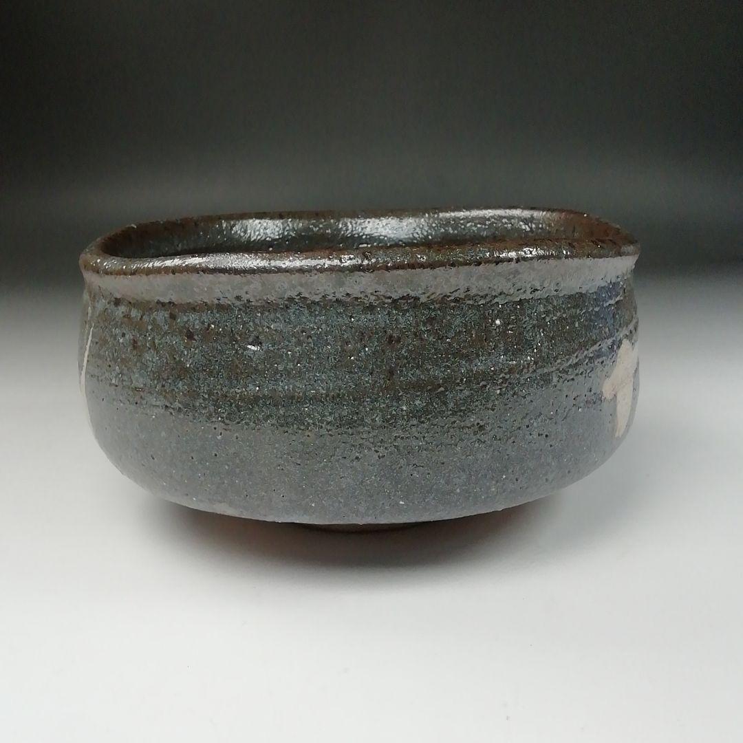 Ｔ１３０　茶碗　『鼡志野　茶碗』『竹里庵　加藤春二』　共箱　抹茶碗　茶道具