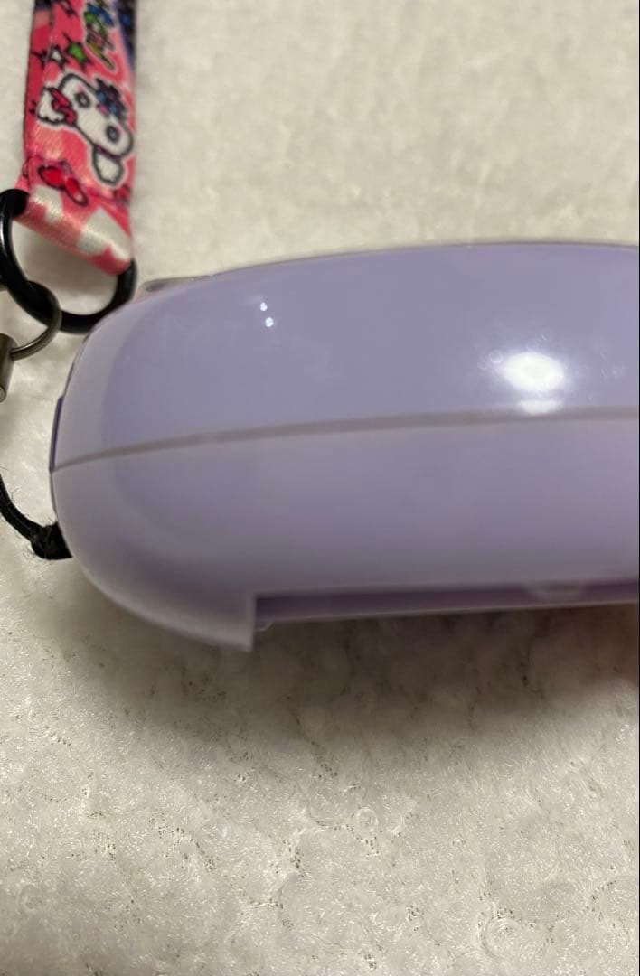 あ*か様 たまごっちmix 紫　動作確認済み　ストラップ付き