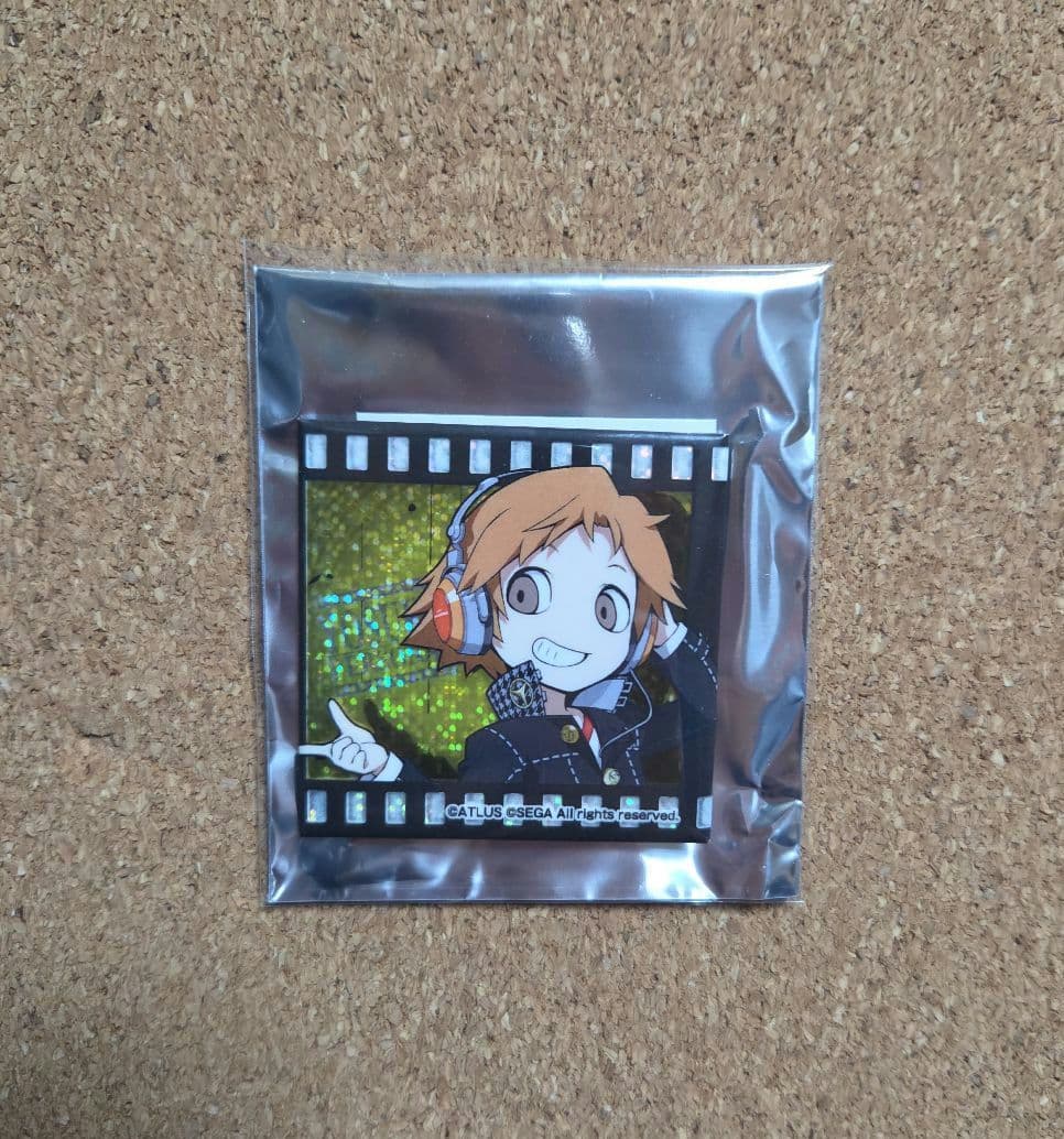 ペルソナQ2 　スクエアホロ缶バッジ　花村陽介