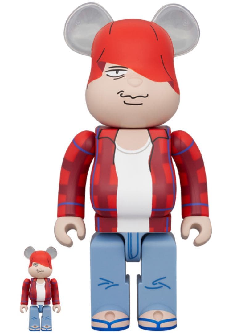 赤えんぴつ ベアブリック おーちゃん ひーとん 100% 400% バナナマン