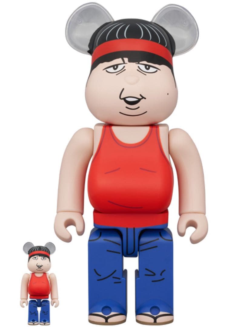 赤えんぴつ ベアブリック おーちゃん ひーとん 100% 400% バナナマン