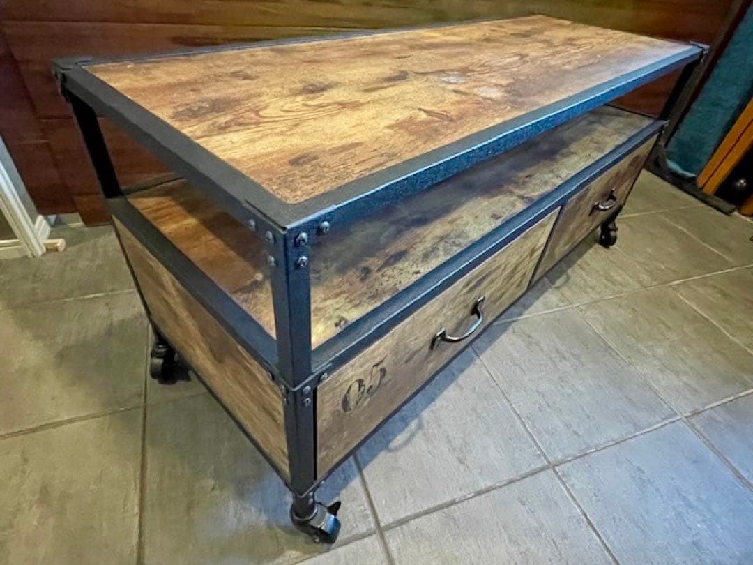 みちょっちん■KULTクルト インダストリアル テレビ台/TVボード