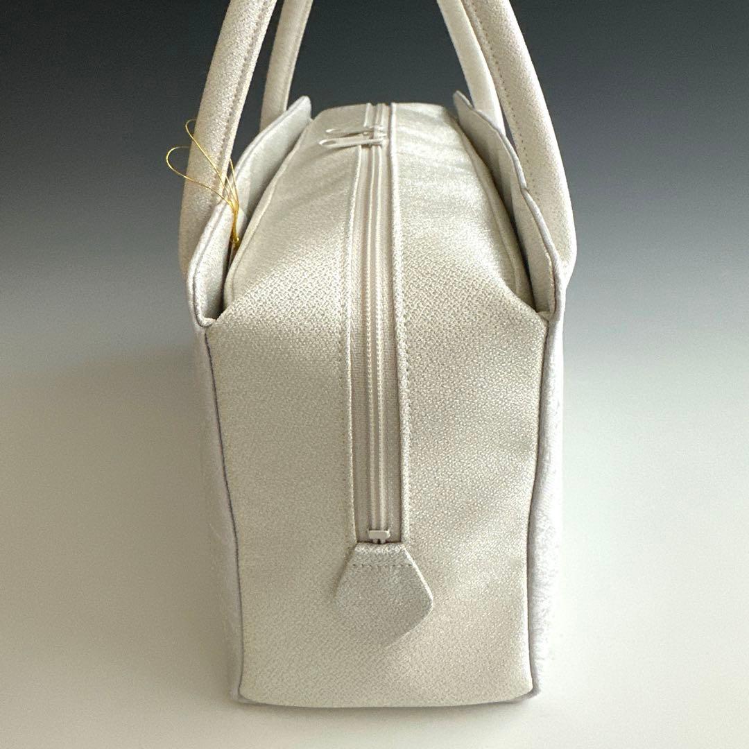 新品未使用 ！！刺繍入り！！京都 西陣 正絹 帯使用 利休バッグ　25121