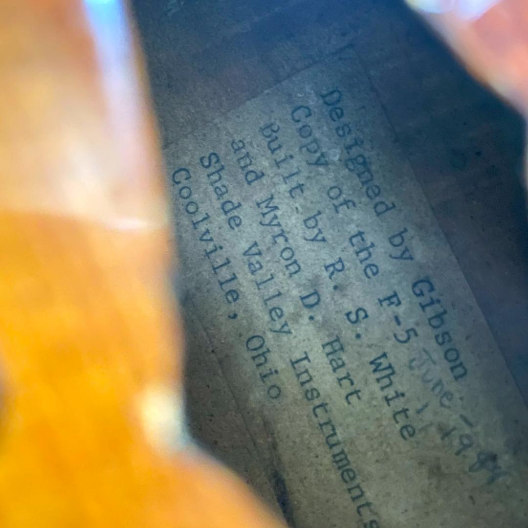 フラットマンドリン ギブソン設計 Gibson Copy of the F-5