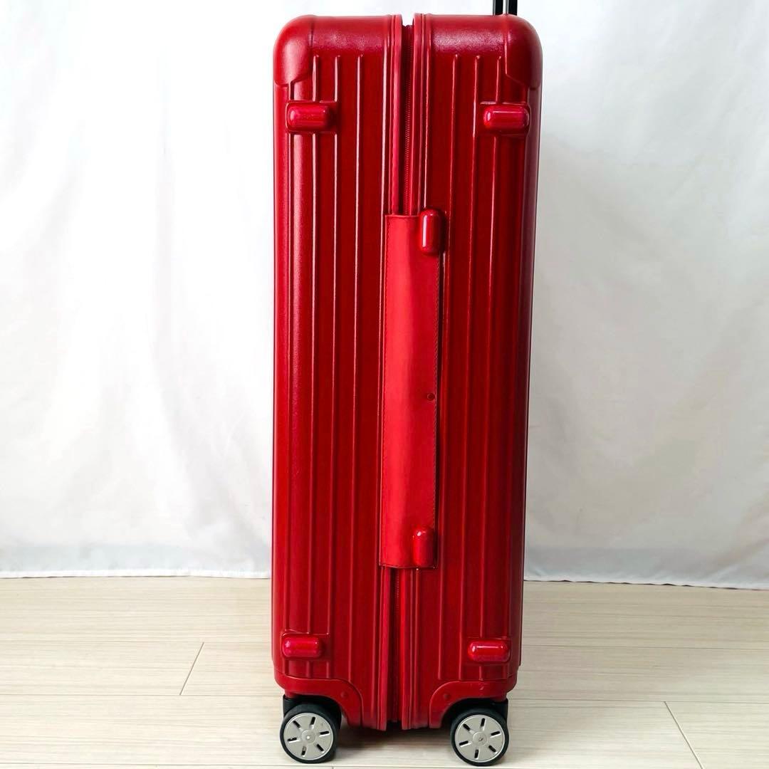 美品　リモワ　サルサ　104L 4輪　マットレッド　大容量　TSA 廃盤
