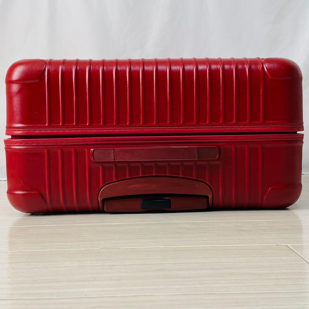 美品　リモワ　サルサ　104L 4輪　マットレッド　大容量　TSA 廃盤