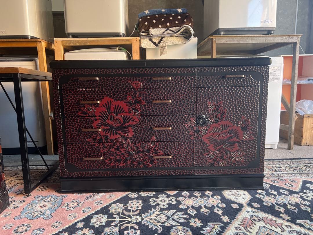 タンス　鎌倉彫　チェスト　CAPIC タンス