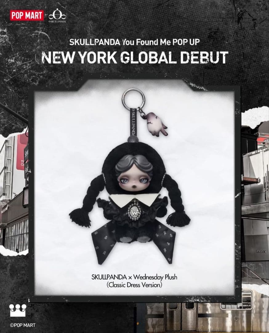 つ*！様 スカルパンダ SKULLPANDA x Wednesday アメリカ