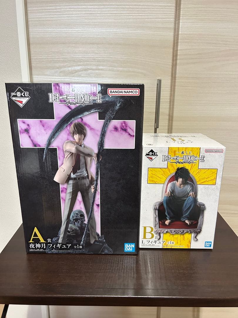 デスノート フィギュア A & Bセット 夜神月、L
