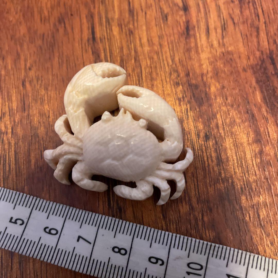 ナンタケットバスケット　マンモスオーナメント　カニ