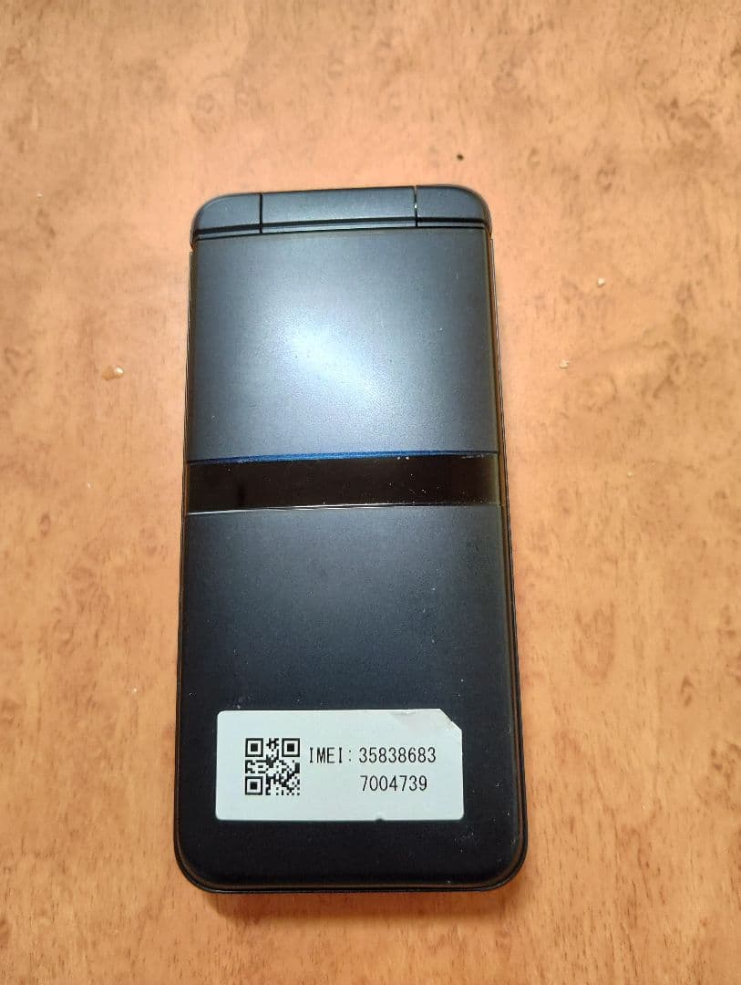 【美品】docomo DIGNO KY-42Cブラック 折りたたみ式