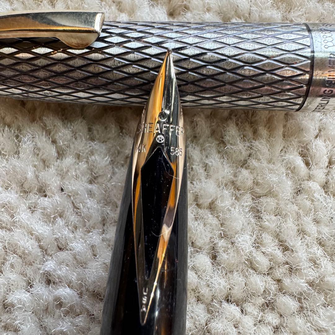 SHEAFFER 万年筆 ペン先14k 585 sterling silver