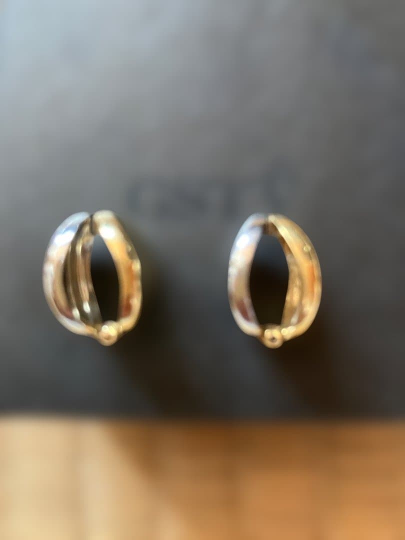 ゆきGSTV ピアリング k18 イヤリング　ゴールド　プラチナ