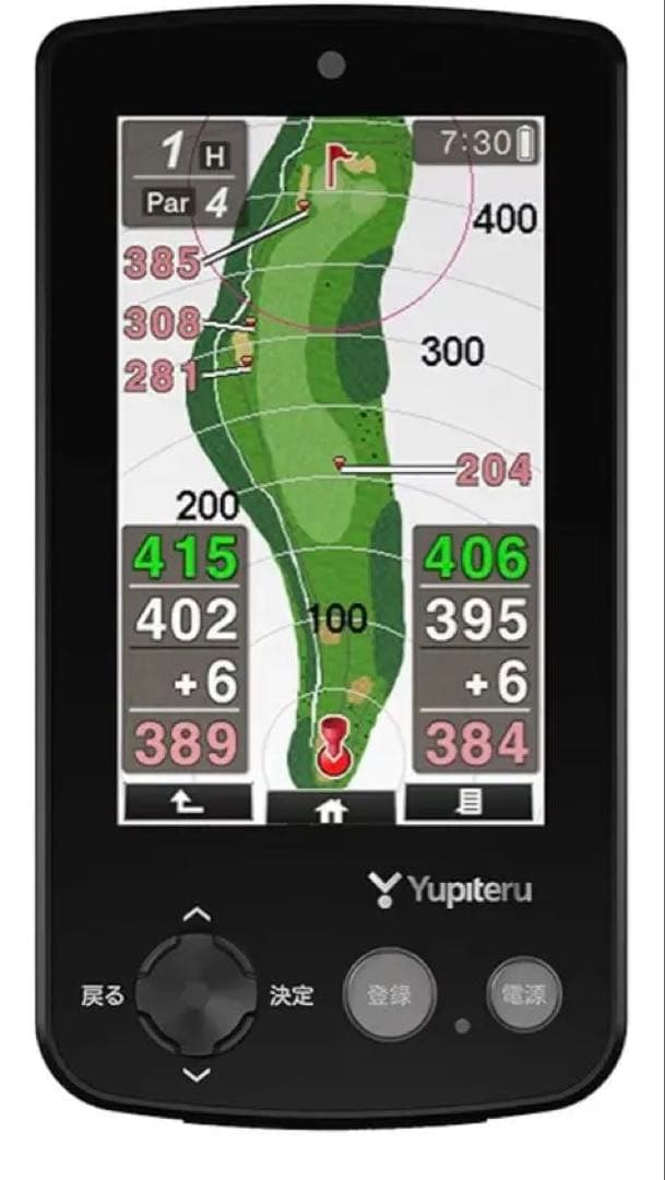 【60%引き】ゴルフナビ　ユピテルYGN6100 大画面タッチパネル　高低差OK