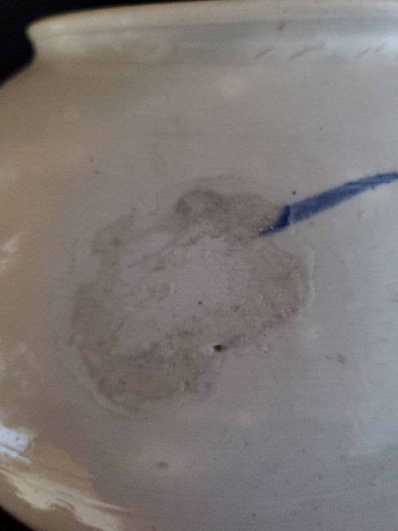 【李朝特集出品】李朝青華白磁壺- 李朝19世紀