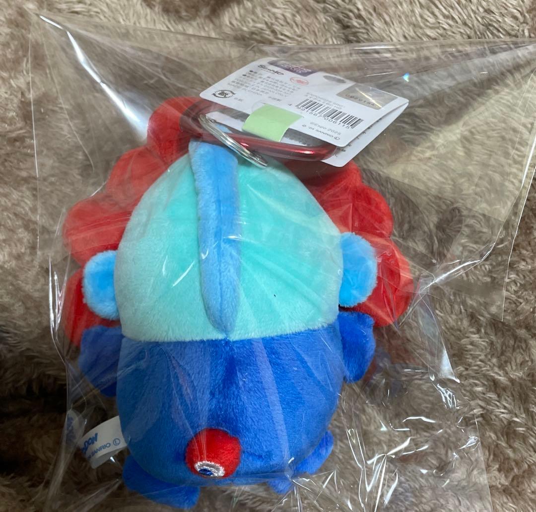 サンリオ　ミャクミャクなりきりぬいぐるみ　ハンギョドン　カラビナ付き